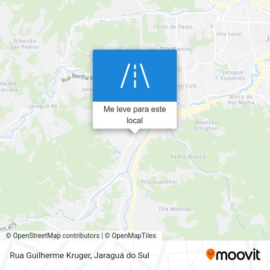 Rua Guilherme Kruger mapa