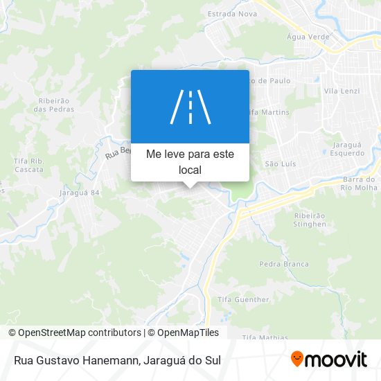 Rua Gustavo Hanemann mapa