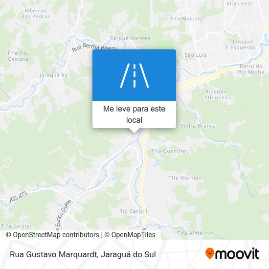 Rua Gustavo Marquardt mapa
