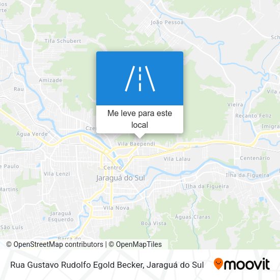 Rua Gustavo Rudolfo Egold Becker mapa