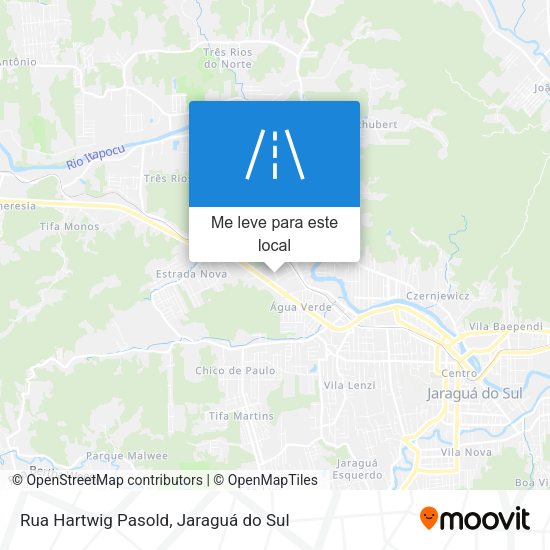 Rua Hartwig Pasold mapa