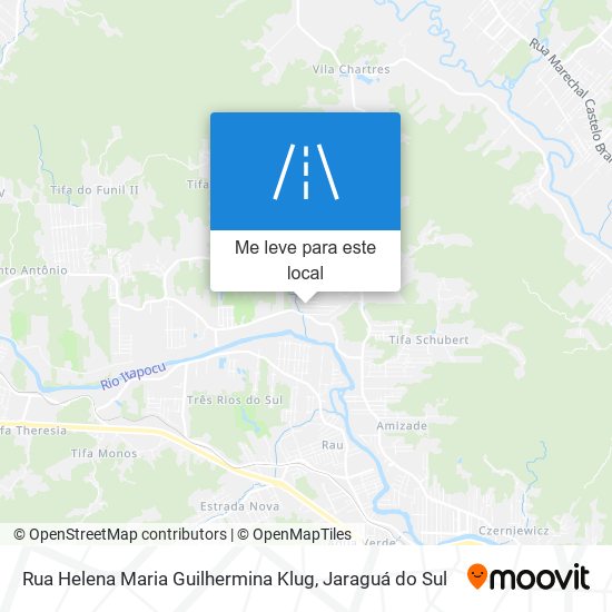 Rua Helena Maria Guilhermina Klug mapa