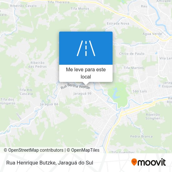 Rua Henrique Butzke mapa