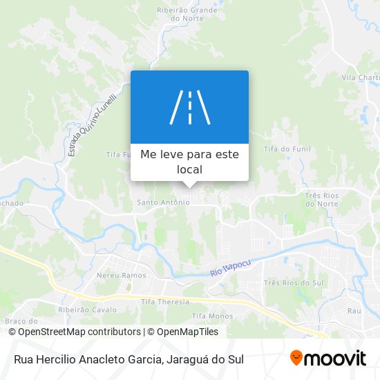 Rua Hercilio Anacleto Garcia mapa