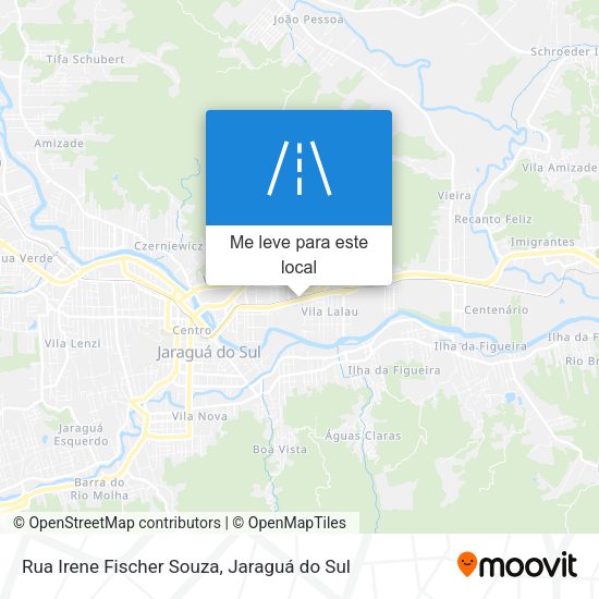 Rua Irene Fischer Souza mapa