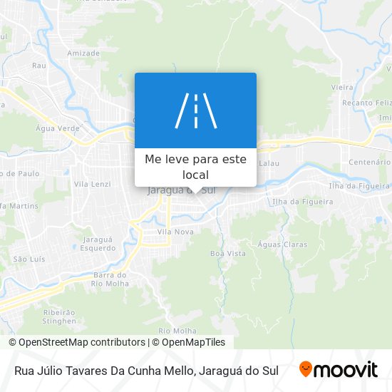 Rua Júlio Tavares Da Cunha Mello mapa