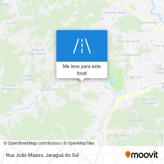 Rua João Maass mapa