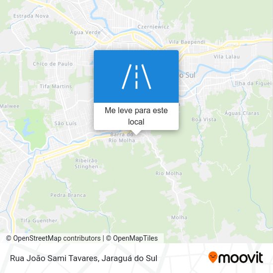 Rua João Sami Tavares mapa