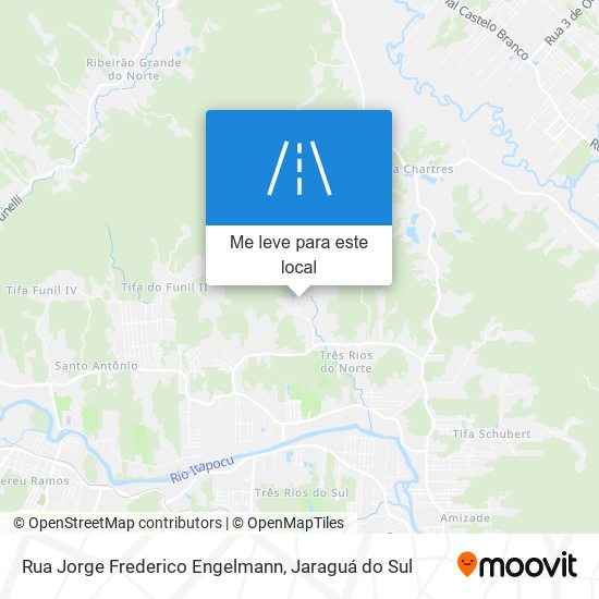 Rua Jorge Frederico Engelmann mapa