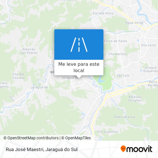 Rua José Maestri mapa