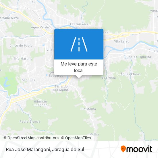 Rua José Marangoni mapa