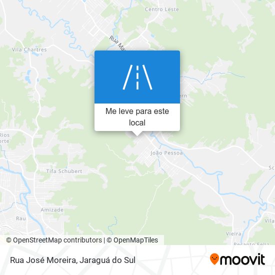 Rua José Moreira mapa