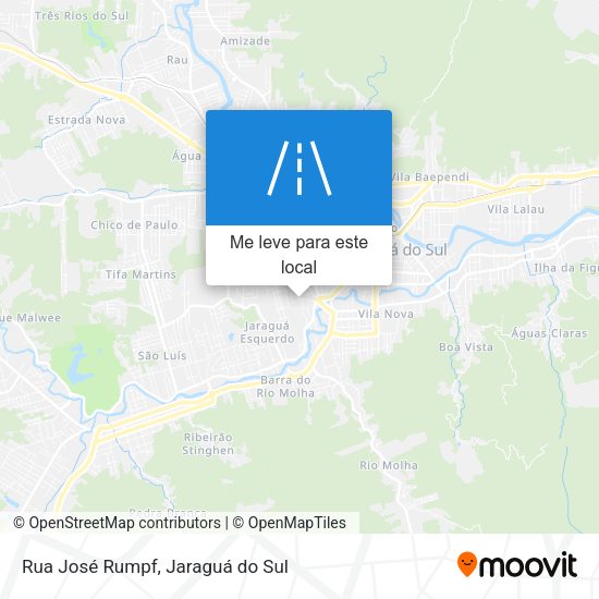 Rua José Rumpf mapa