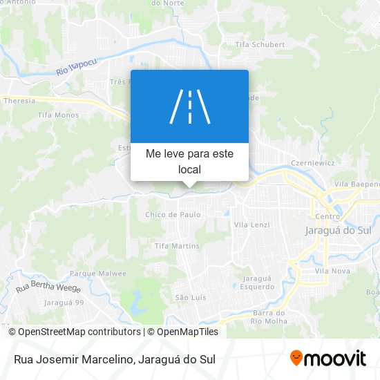 Rua Josemir Marcelino mapa