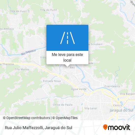 Rua Julio Maffezzolli mapa