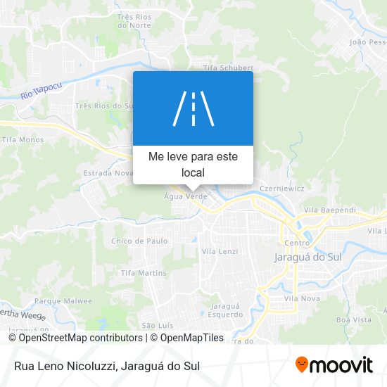 Rua Leno Nicoluzzi mapa