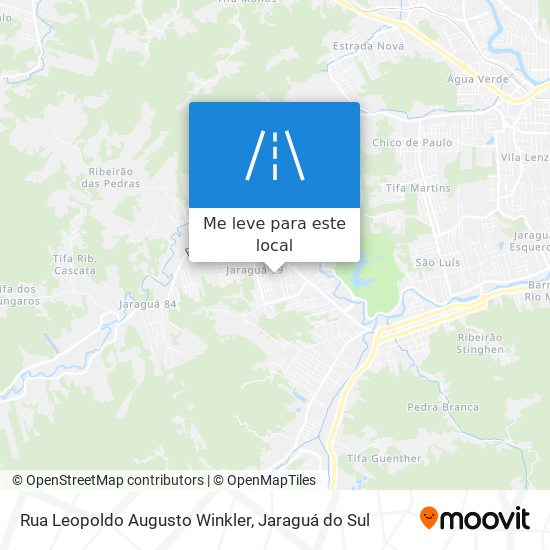 Rua Leopoldo Augusto Winkler mapa