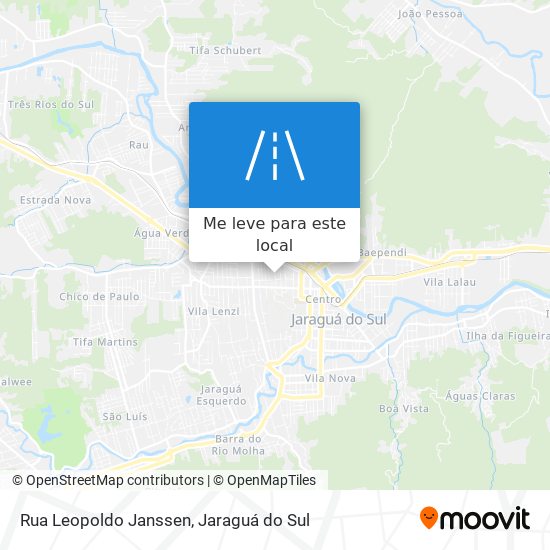 Rua Leopoldo Janssen mapa