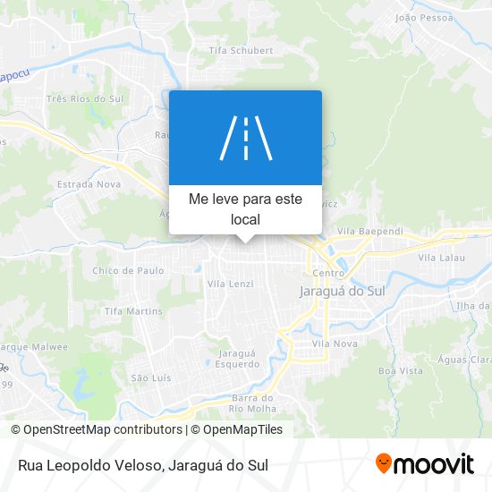 Rua Leopoldo Veloso mapa