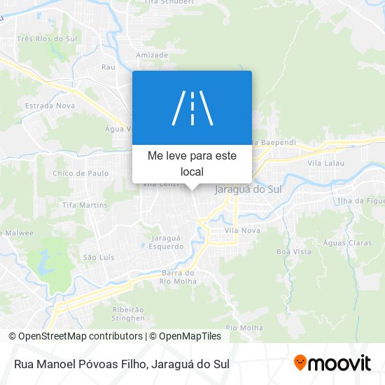 Rua Manoel Póvoas Filho mapa