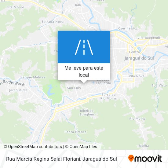 Rua Marcia Regina Salai Floriani mapa