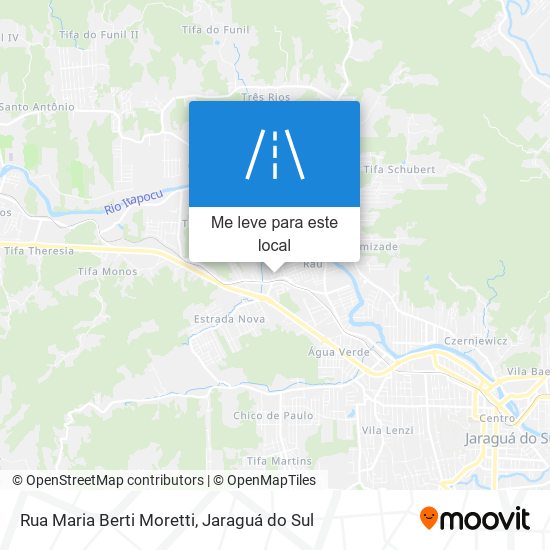 Rua Maria Berti Moretti mapa