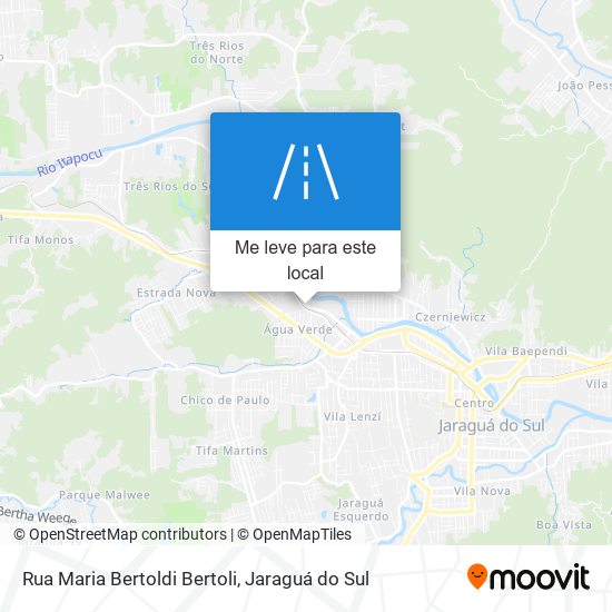 Rua Maria Bertoldi Bertoli mapa