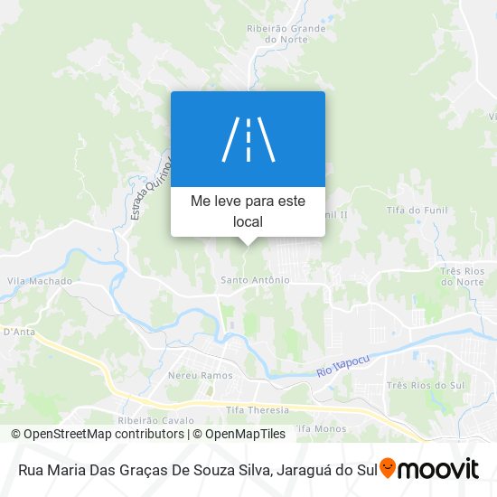 Rua Maria Das Graças De Souza Silva mapa