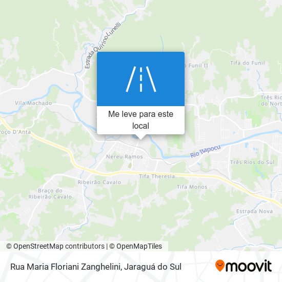 Rua Maria Floriani Zanghelini mapa