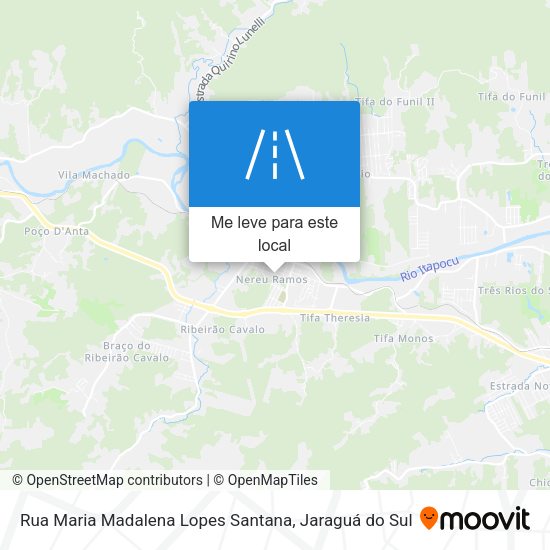 Rua Maria Madalena Lopes Santana mapa