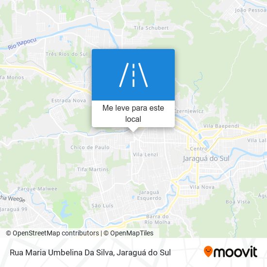 Rua Maria Umbelina Da Silva mapa