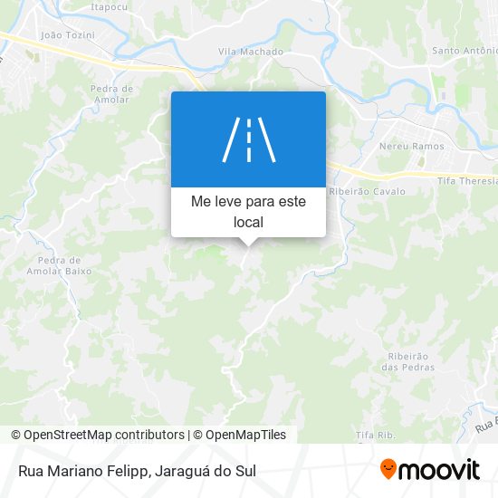 Rua Mariano Felipp mapa