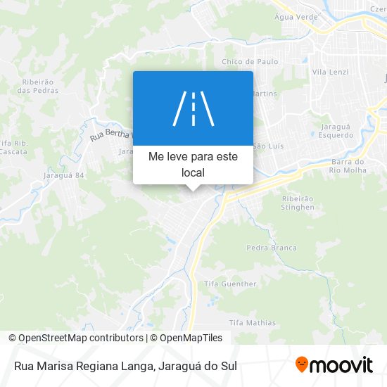Rua Marisa Regiana Langa mapa