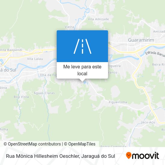Rua Mônica Hillesheim Oeschler mapa