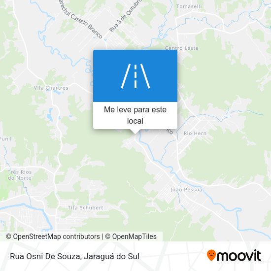 Rua Osni De Souza mapa