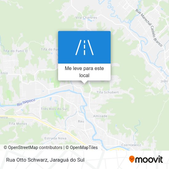 Rua Otto Schwarz mapa