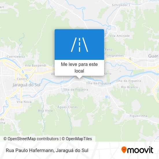 Rua Paulo Hafermann mapa