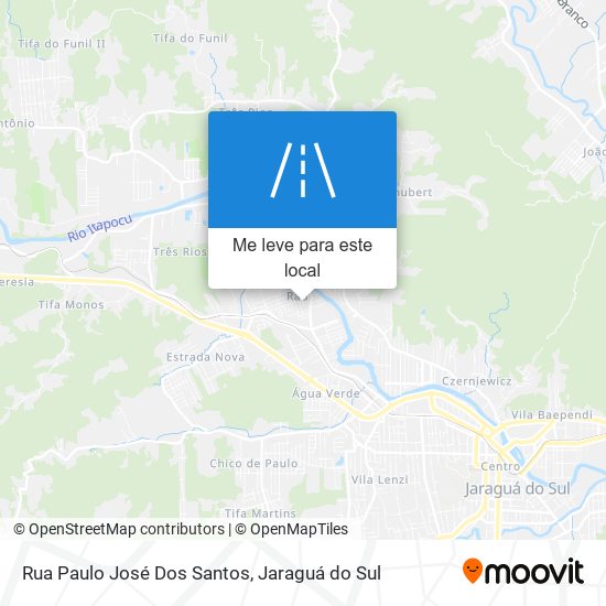 Rua Paulo José Dos Santos mapa