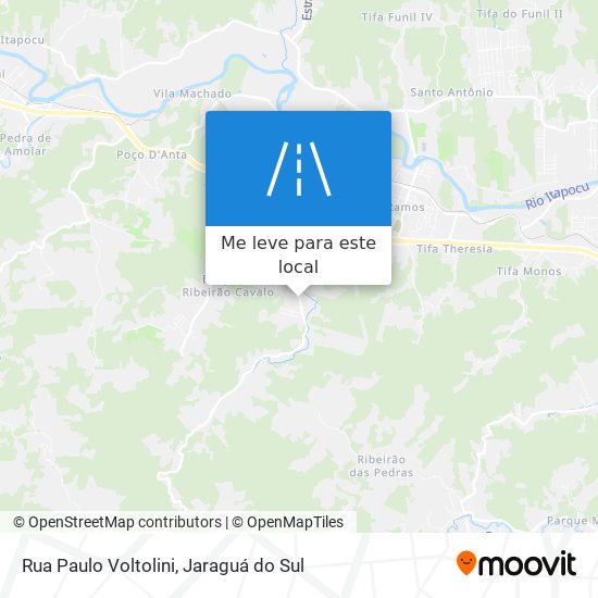 Rua Paulo Voltolini mapa