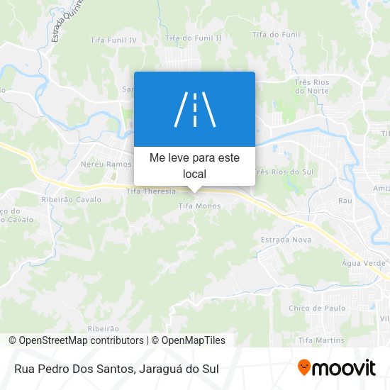 Rua Pedro Dos Santos mapa