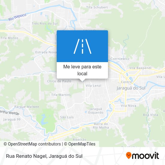 Rua Renato Nagel mapa