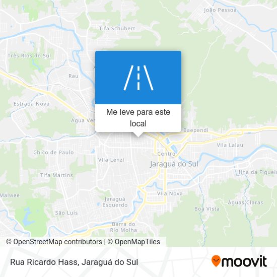 Rua Ricardo Hass mapa