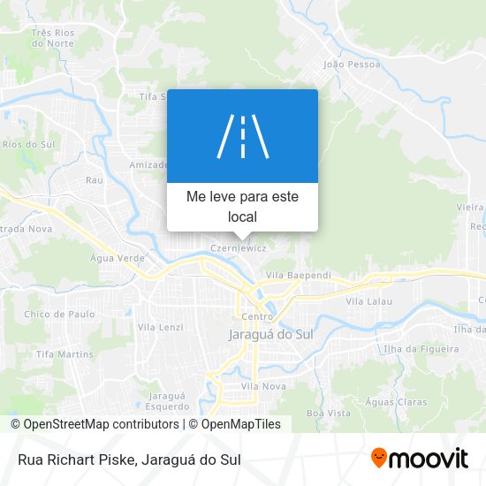 Rua Richart Piske mapa