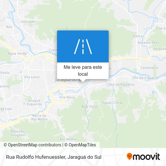 Rua Rudolfo Hufenuessler mapa