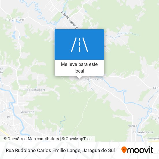 Rua Rudolpho Carlos Emilio Lange mapa