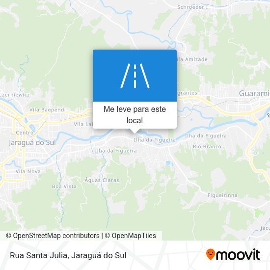 Rua Santa Julia mapa