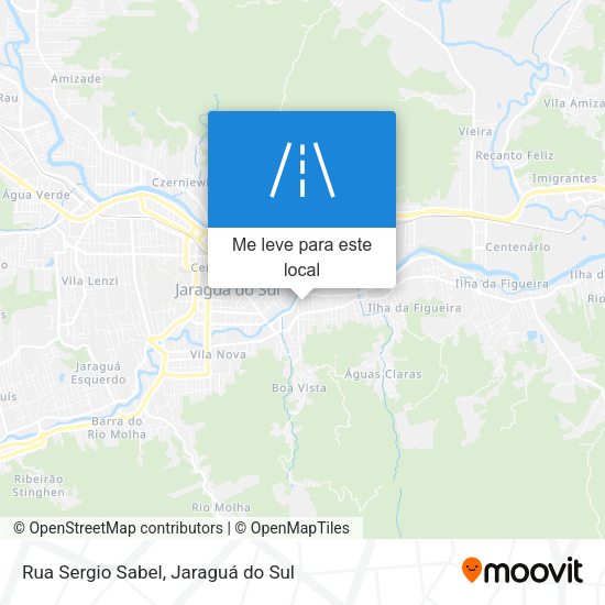 Rua Sergio Sabel mapa
