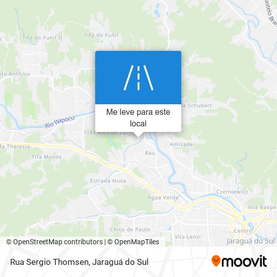 Rua Sergio Thomsen mapa