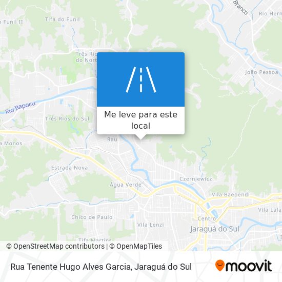 Rua Tenente Hugo Alves Garcia mapa