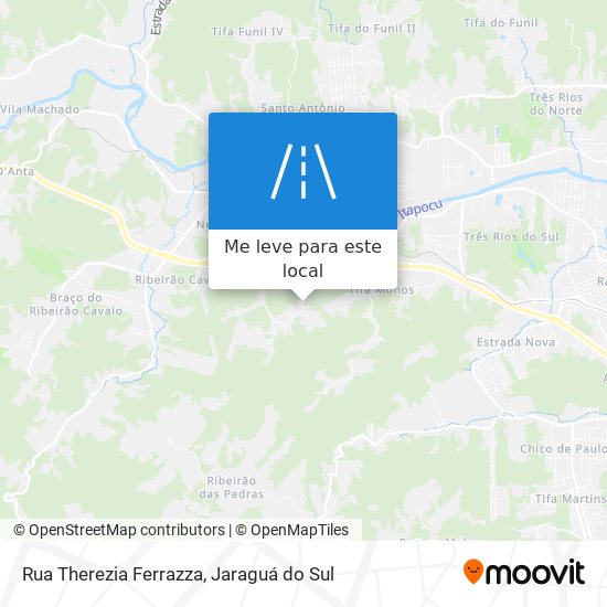 Rua Therezia Ferrazza mapa